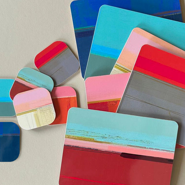 Placemat & Coaster Set of 6 - BAYS - E A R T H W O R K S