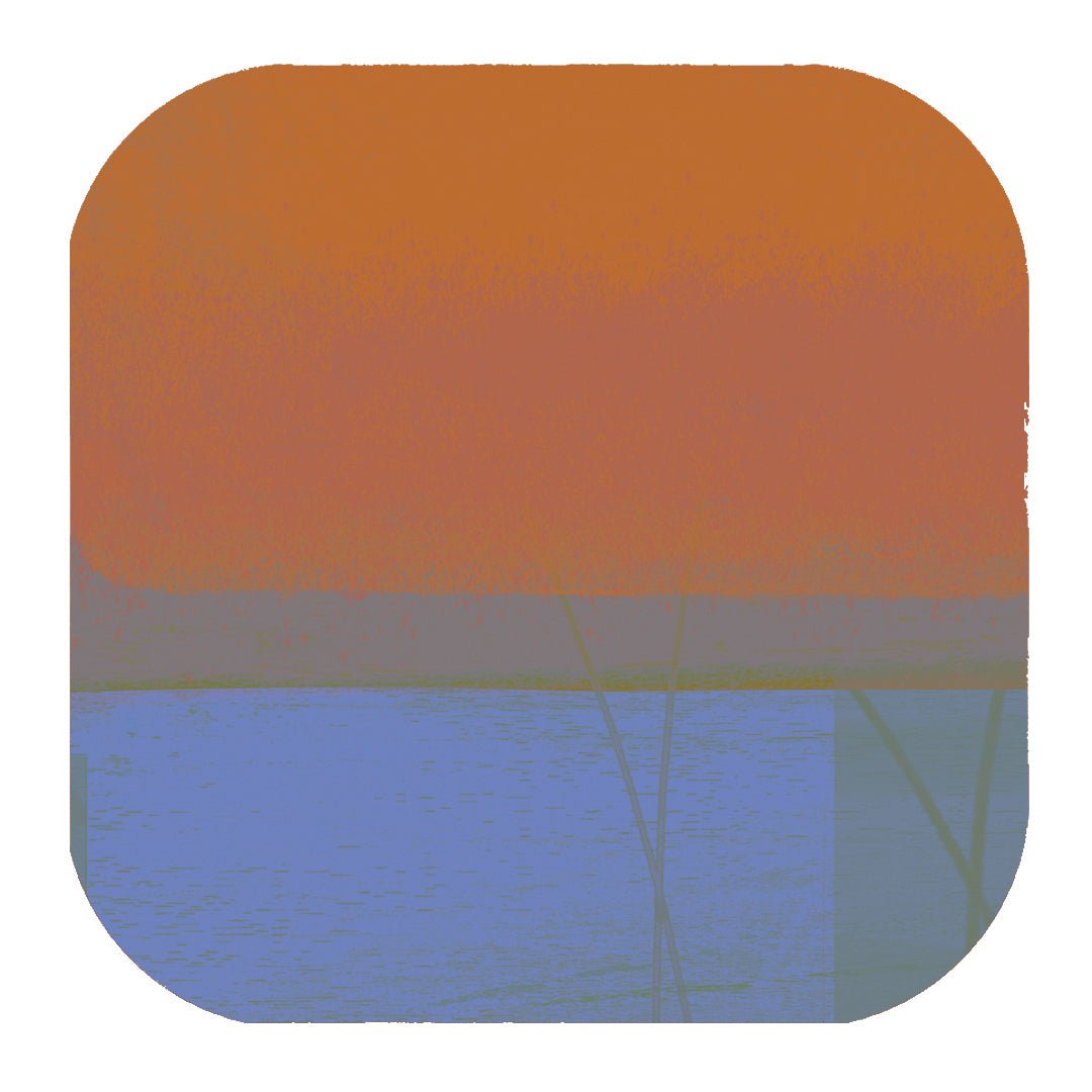 set of 6 - COASTER ART MAT COLOURBLOCK