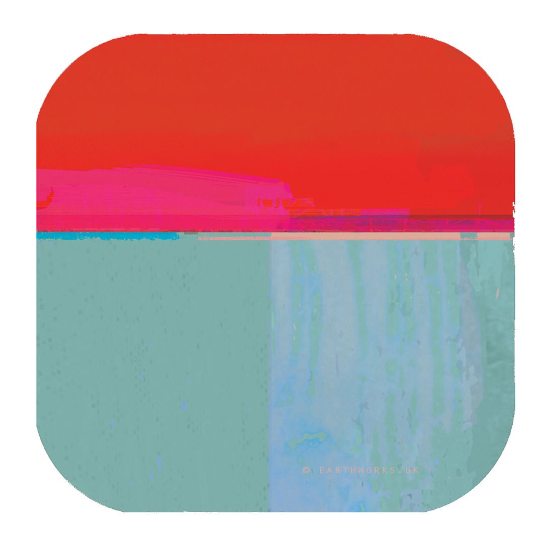 set of 4 - COASTER ART MATS BRIGHTS