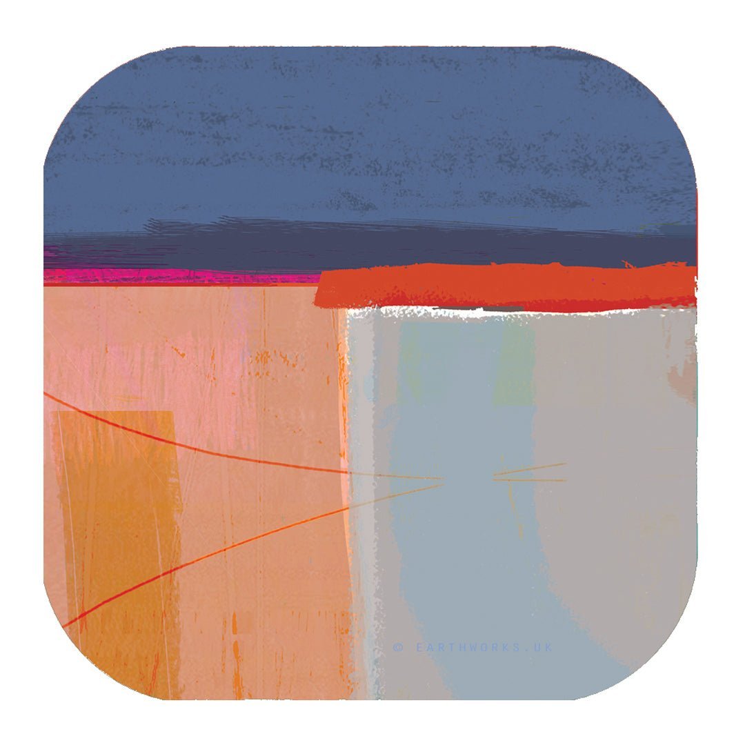 set of 4 - COASTER ART MATS BRIGHTS