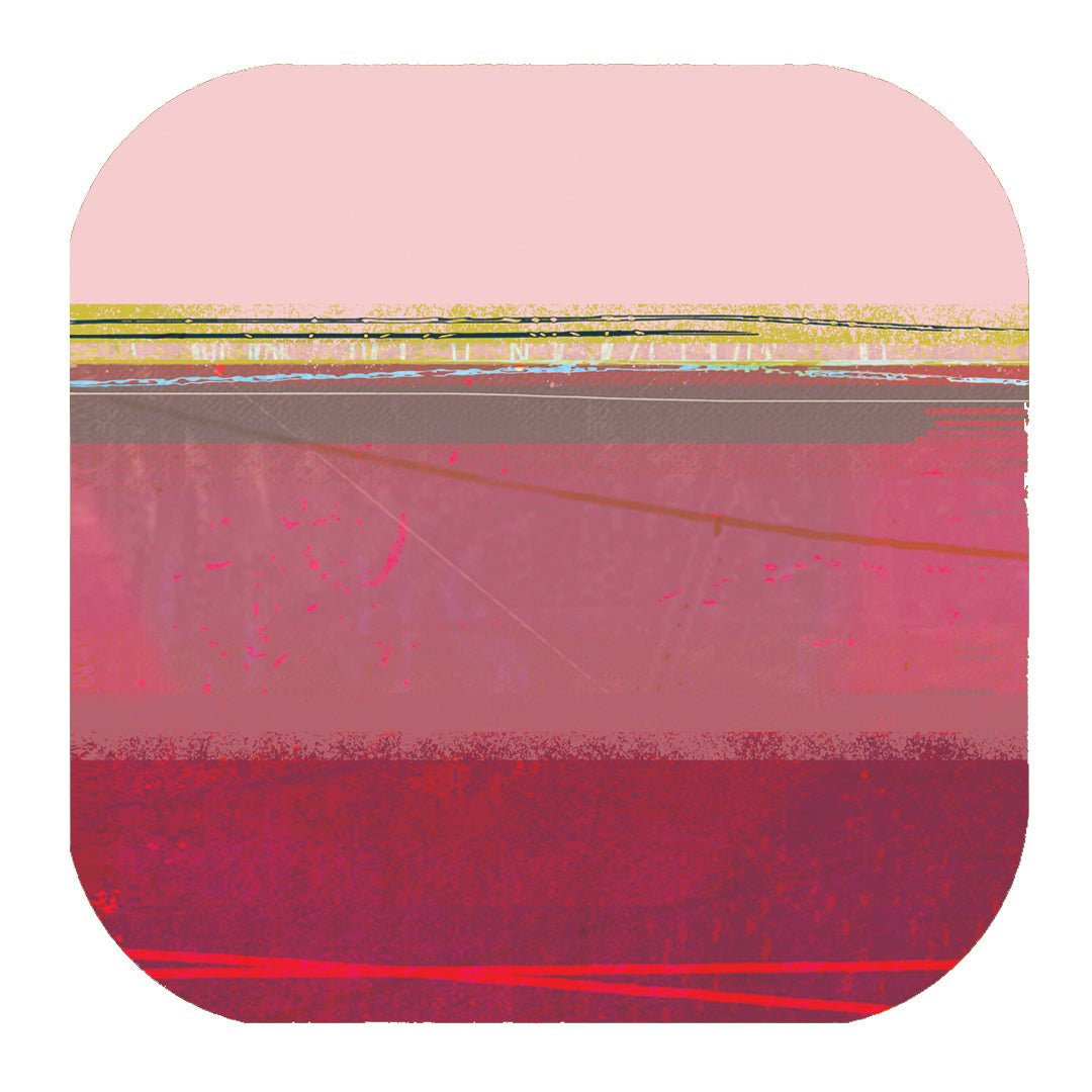 set of 6 - COASTER ART MAT COLOURBLOCK