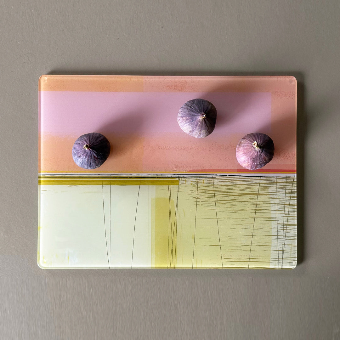 COAST PINK Glass Centrepiece