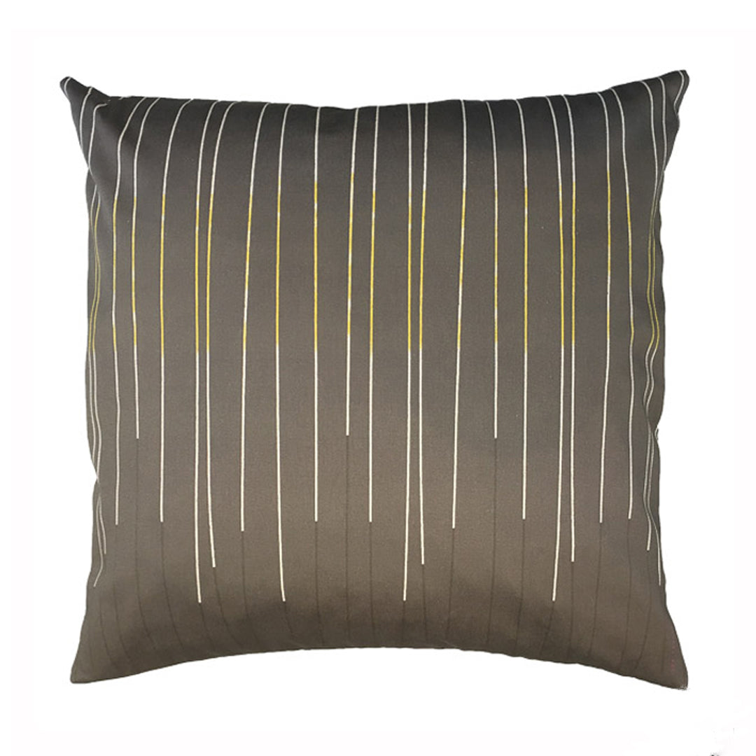 cushion - CHARCOAL LINES - E A R T H W O R K S