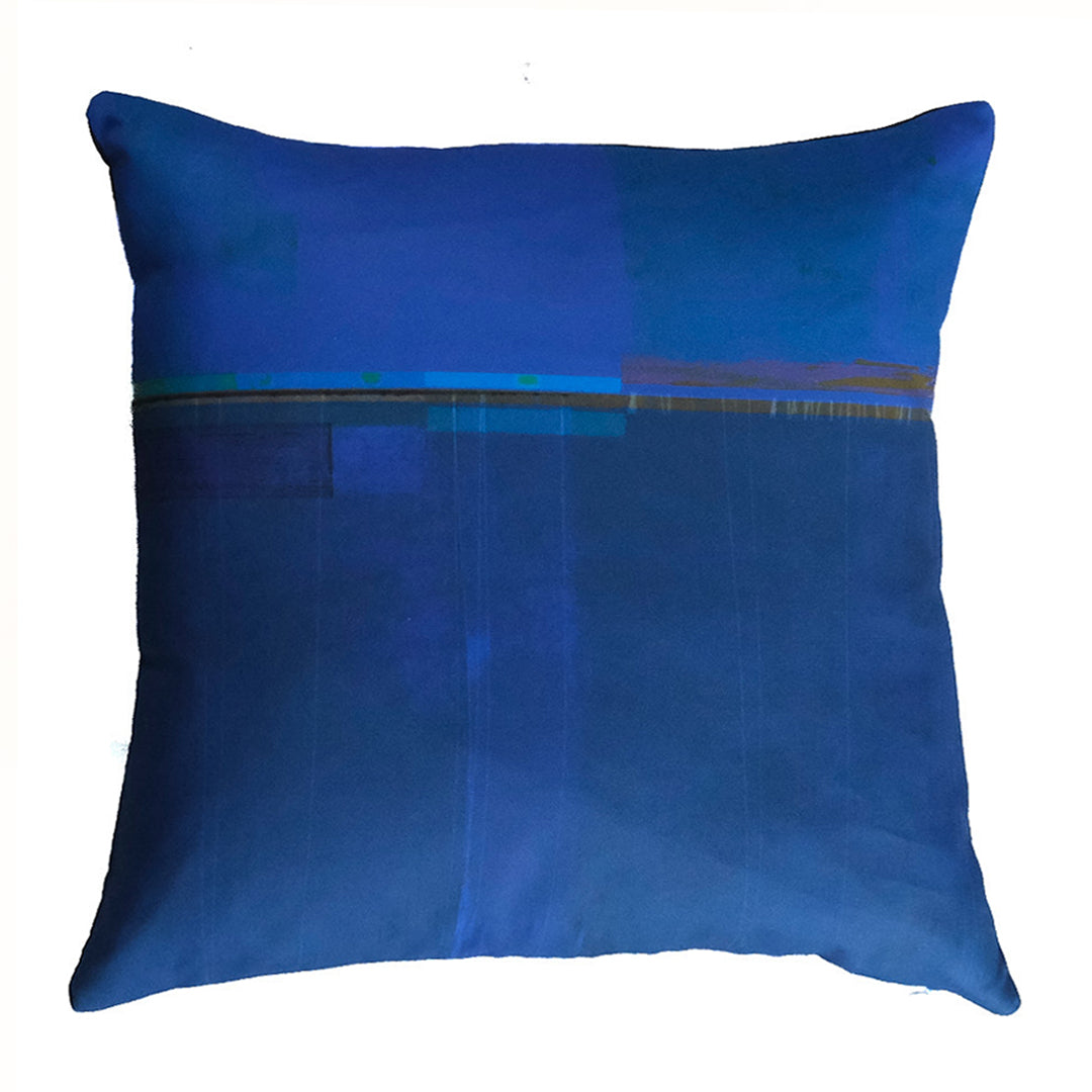 cushion - COAST - BLUE - E A R T H W O R K S