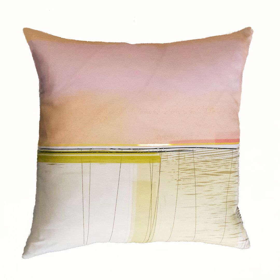 cushion - COAST - PINK - E A R T H W O R K S