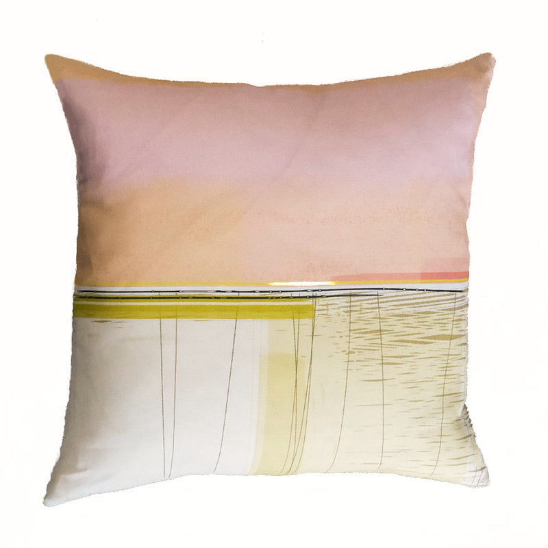 cushion - COAST - PINK - E A R T H W O R K S