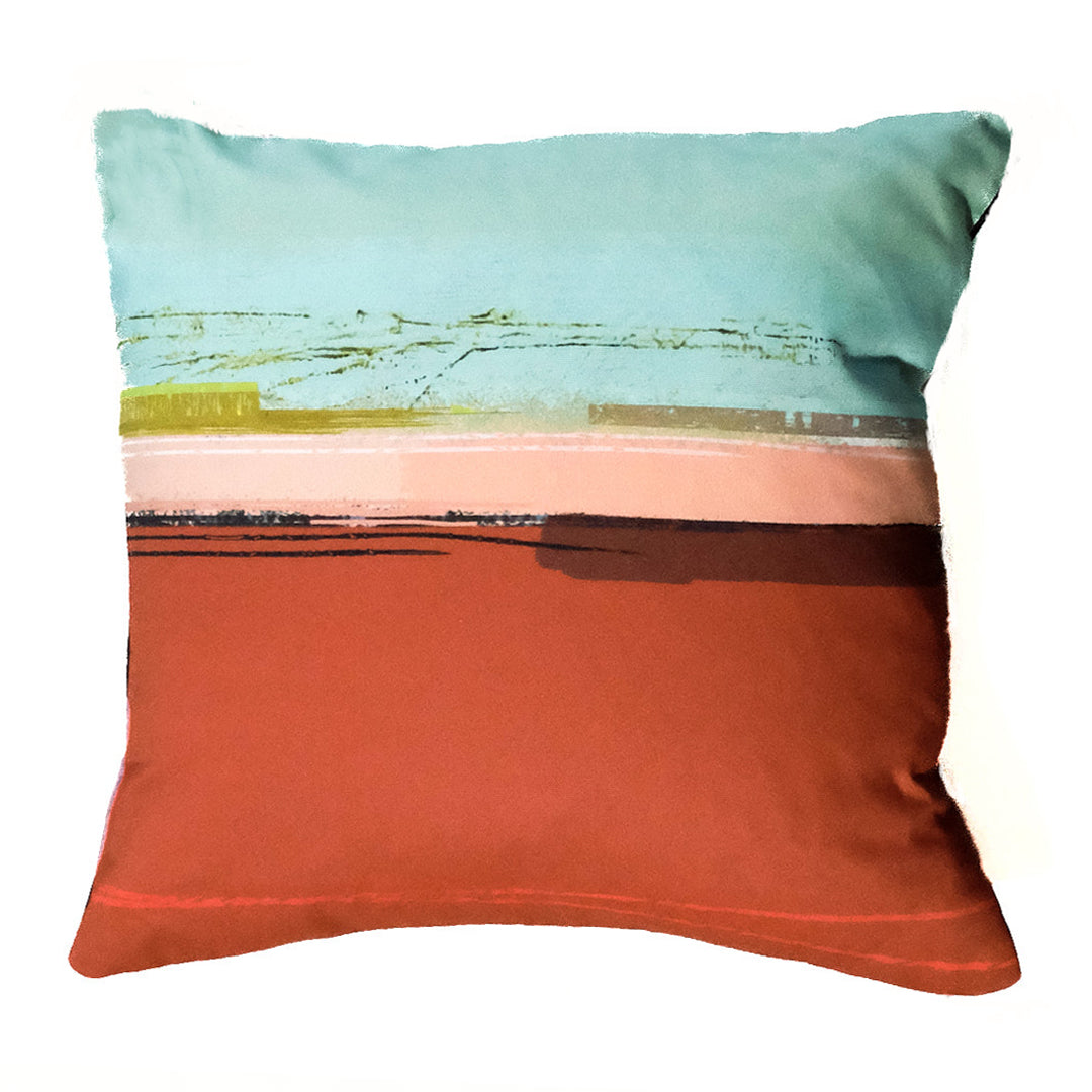 cushion - COAST - RUST - E A R T H W O R K S