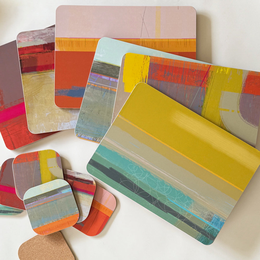 COLOURBOX PLACEMAT & COASTER SETS of 6 – Coastal Placemat Set