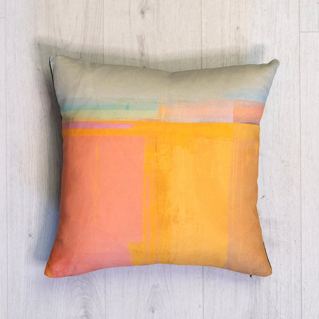 cushion - HEADLAND CORAL throw chair and sofa pillow cushion cotton EARTHWORKS 