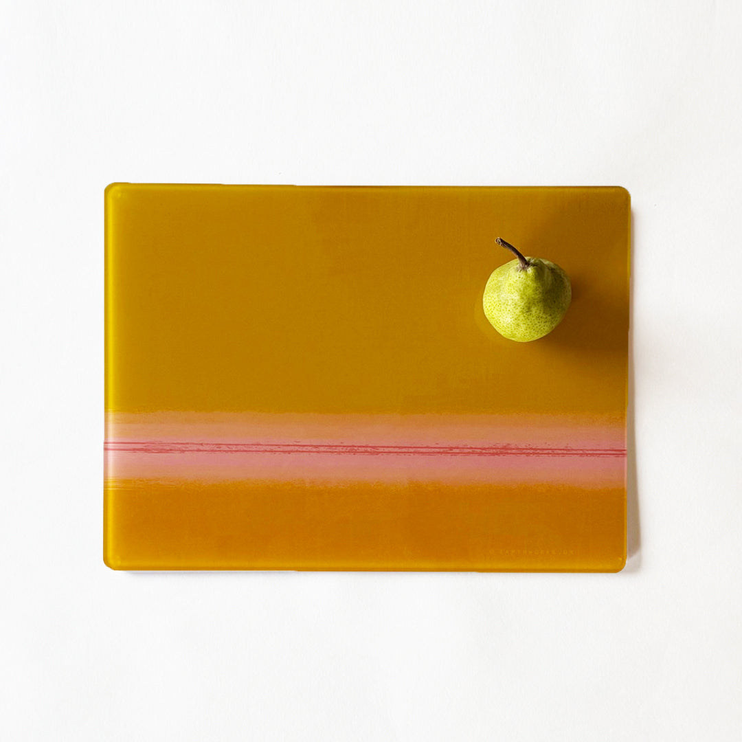 glass centrepiece - OCHRE COLOURBLOCK - E A R T H W O R K S