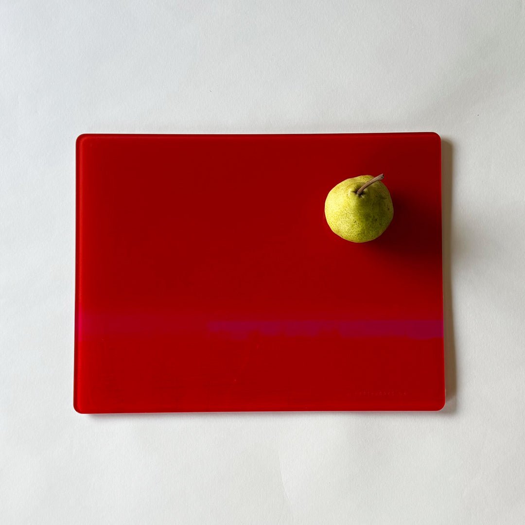 glass centrepiece - BURNT ORANGE