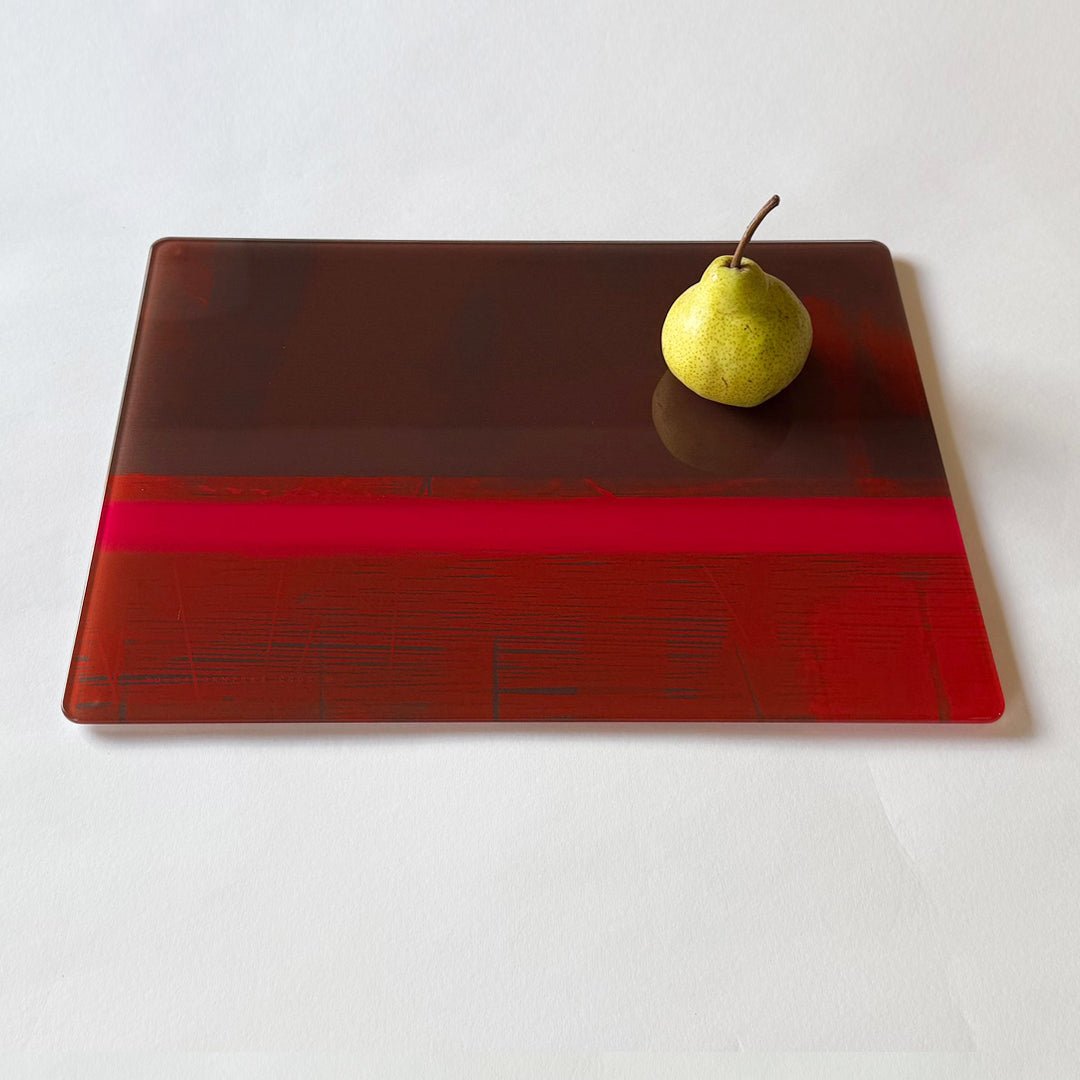 glass centrepiece - POOL PINK