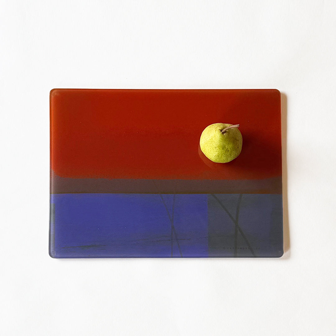 glass centrepiece - RUSSET COLOURBLOCK - E A R T H W O R K S