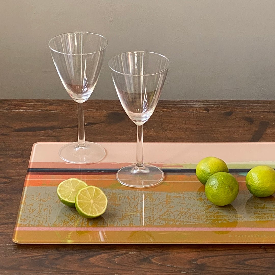 glass centrepiece - BEACH