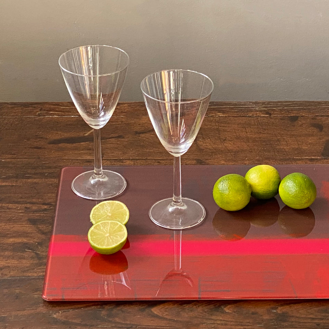 glass centrepiece - POOL PINK - E A R T H W O R K S