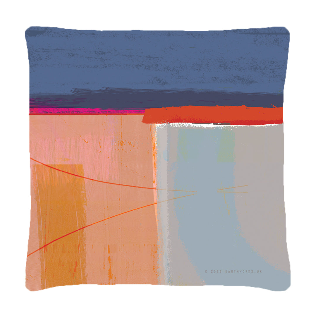 cushion - INKPOT CORAL - E A R T H W O R K S