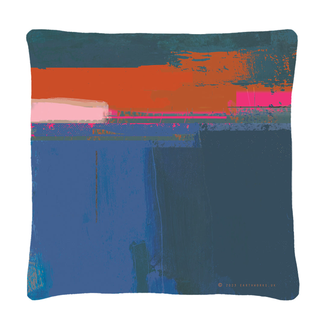 cushion - HEADLAND COBALT BLUE - E A R T H W O R K S