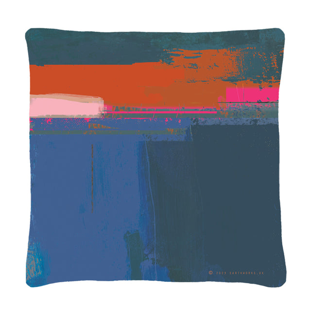 cushion - HEADLAND COBALT BLUE - E A R T H W O R K S