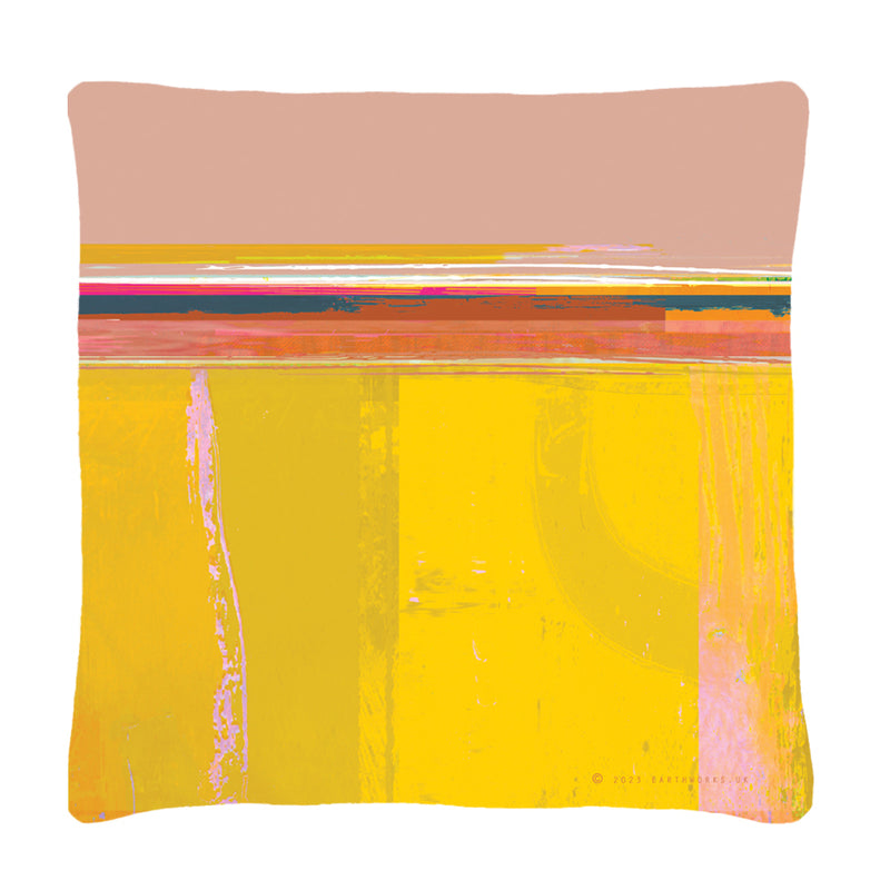 cushion - HEADLAND OCHRE - E A R T H W O R K S