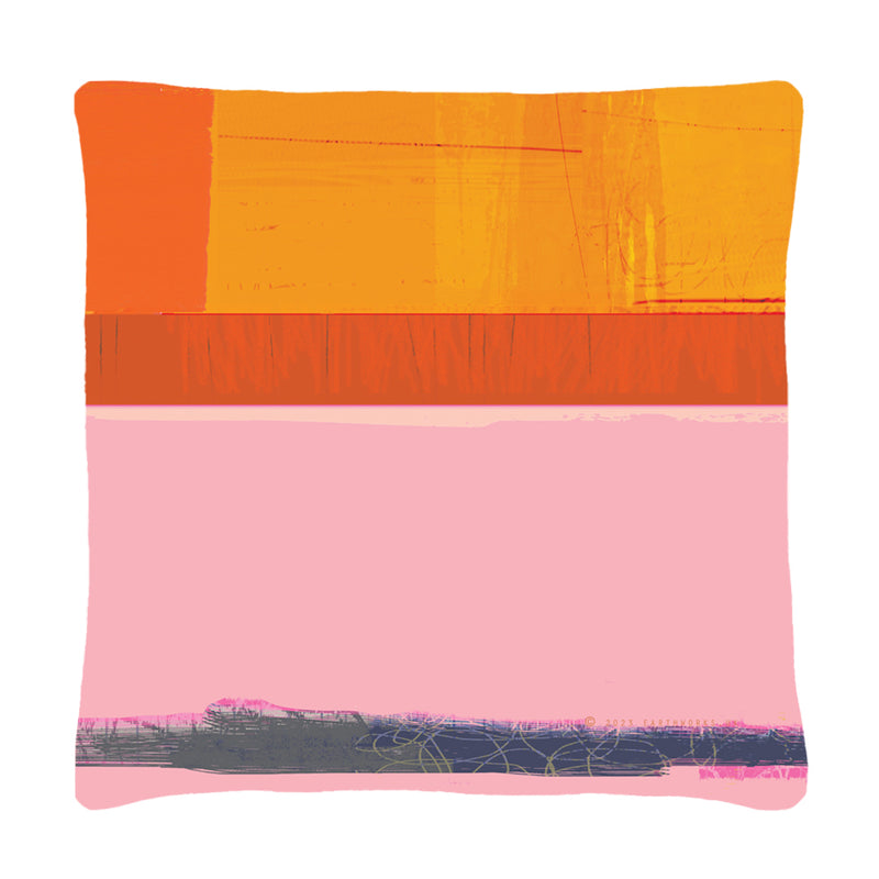 cushion - HEADLAND PINK - E A R T H W O R K S