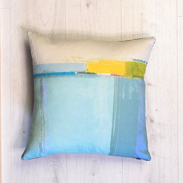 cushion - HEADLAND SOFT BLUE decorative sofa throw pillow cushion home decor 45cm 60cm EARTHWORKS
