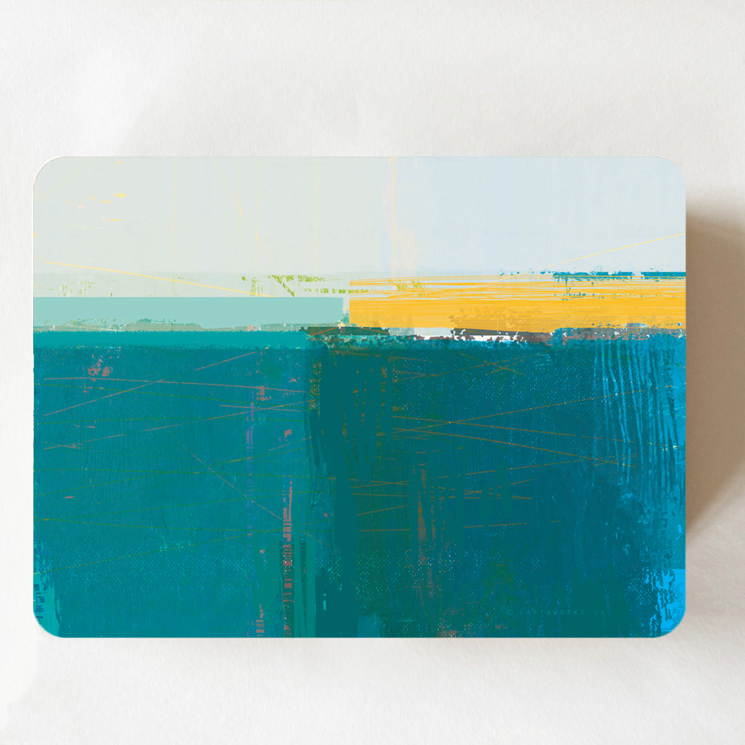 placemat set of 6 - BLUE TONES - E A R T H W O R K S
