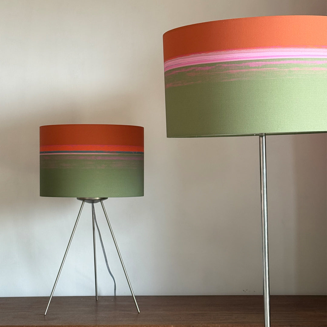 lampshade - PATHS GREEN - E A R T H W O R K S