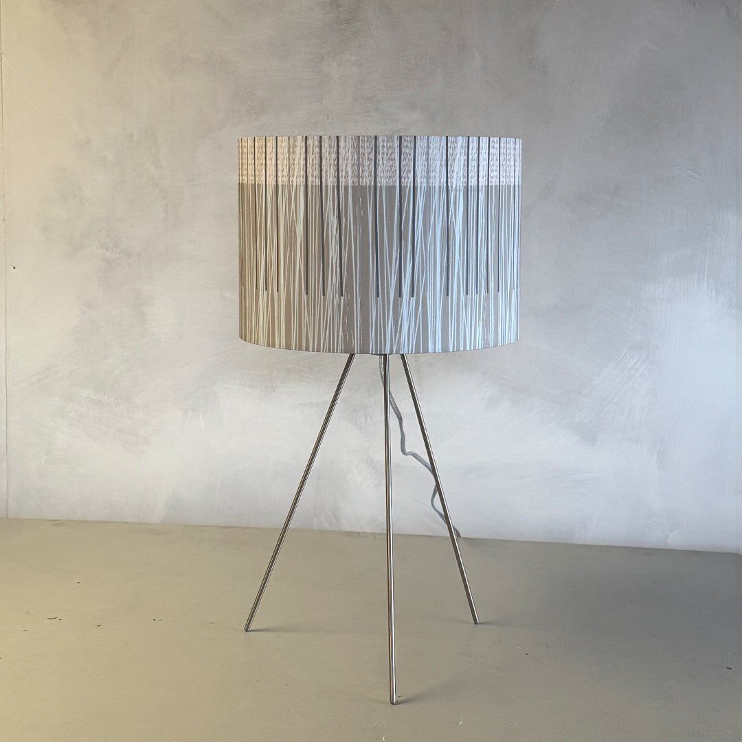 lampshade - GREY LINES grey background