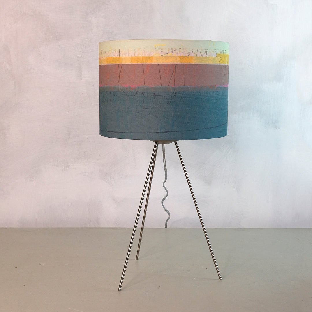 lampshade - PAINTBOX TEAL on grey background