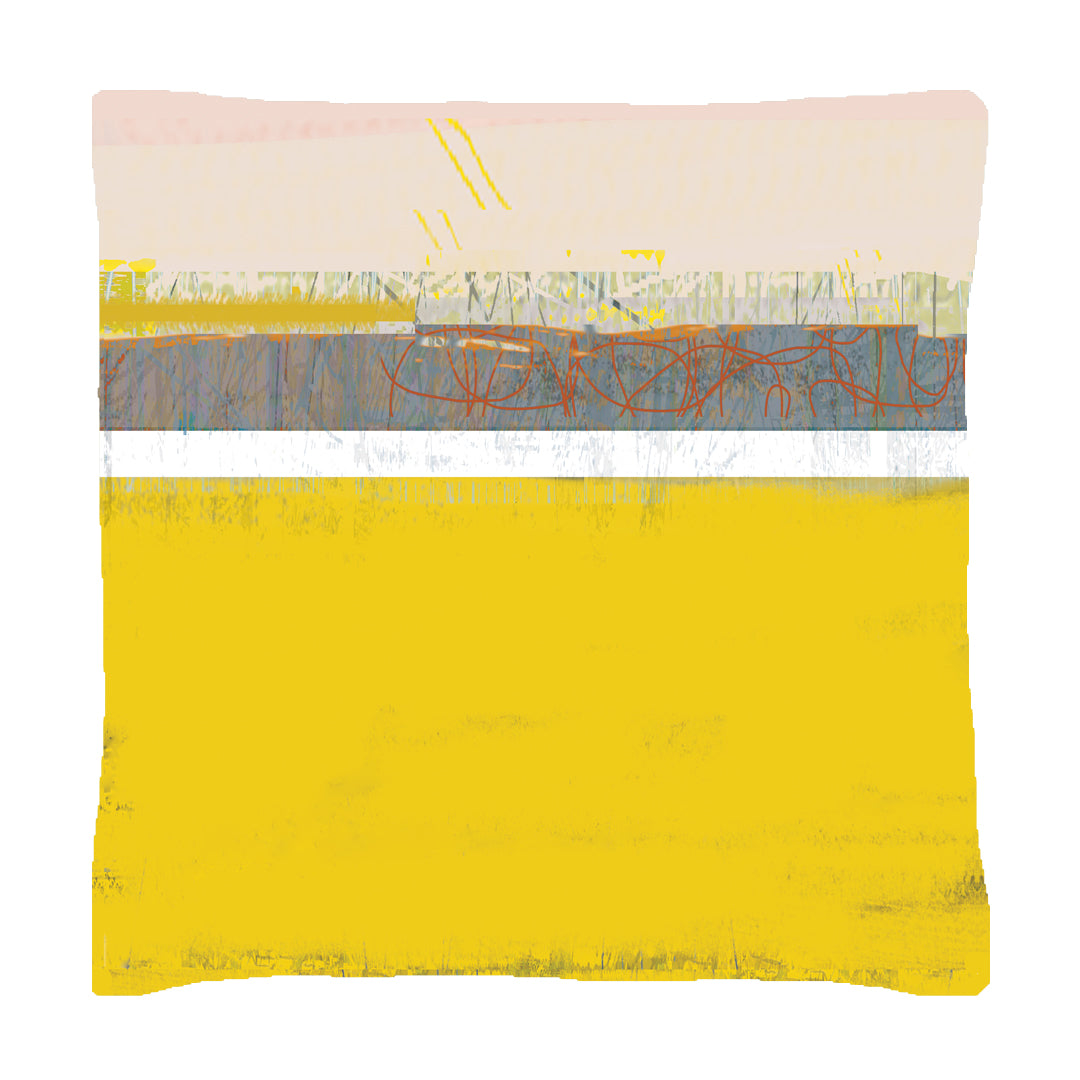 cushion - PAINTBOX OCHRE - E A R T H W O R K S