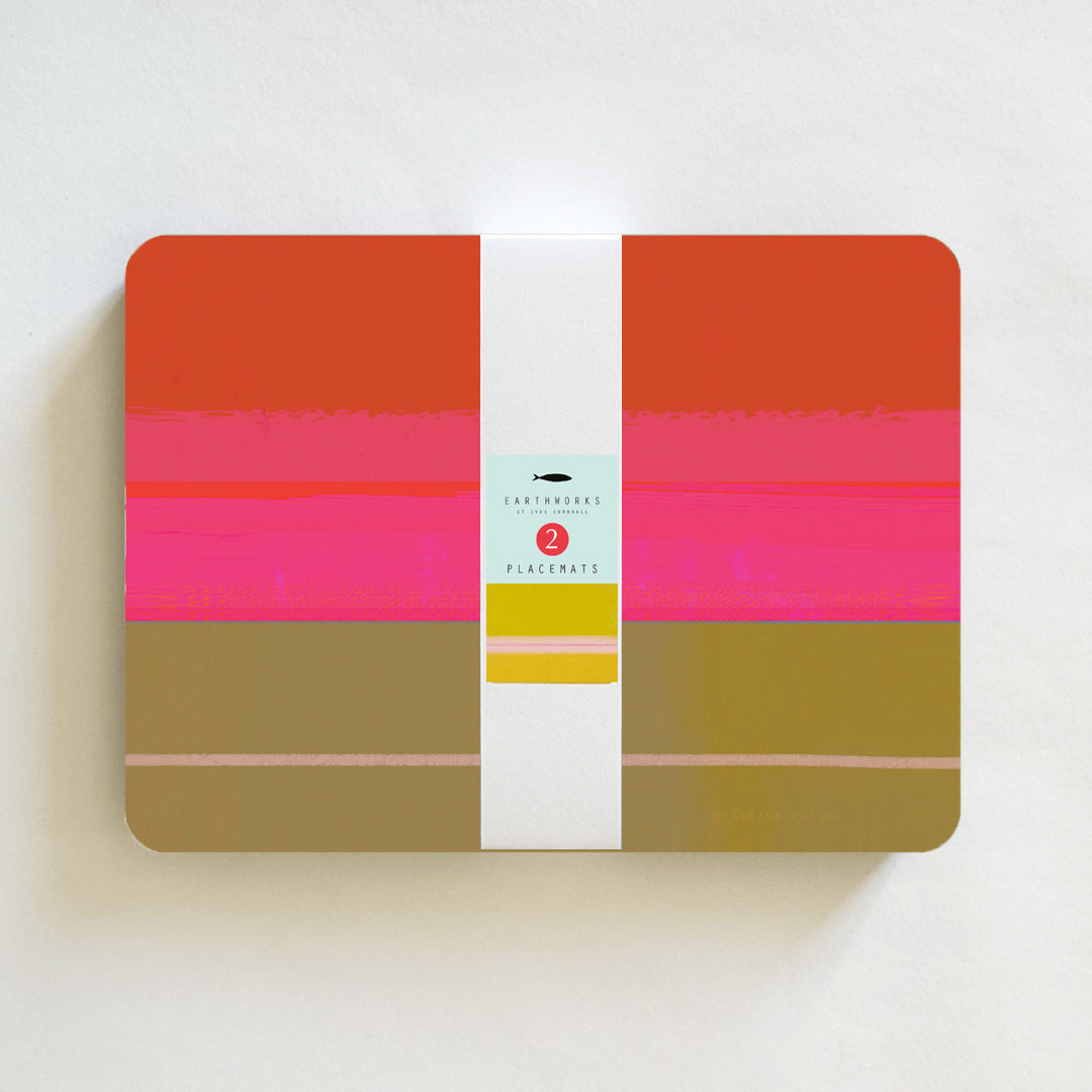 placemat set of 2 - PIMIENTO - E A R T H W O R K S