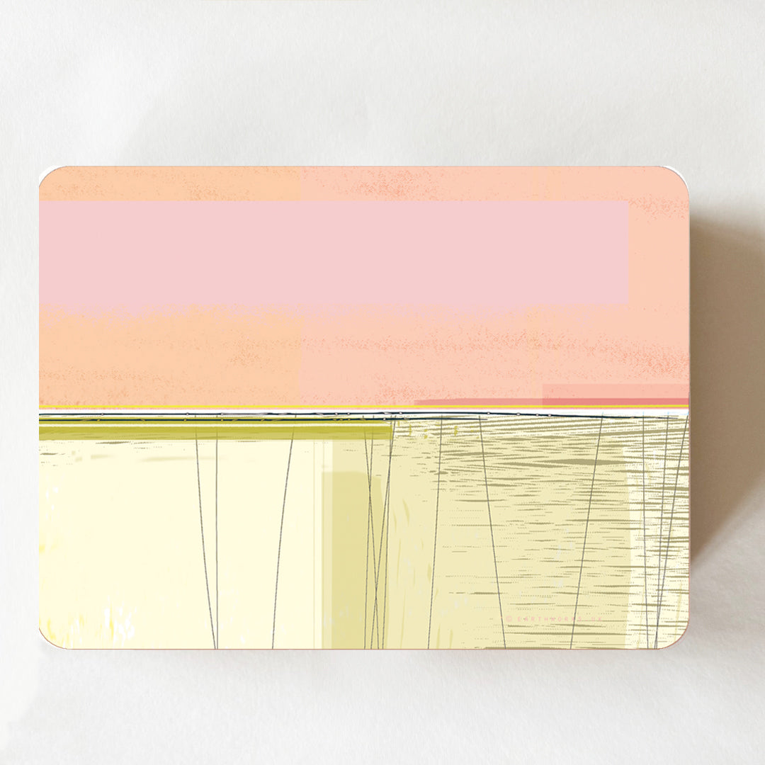 placemat set of 6 -  BAYS - E A R T H W O R K S