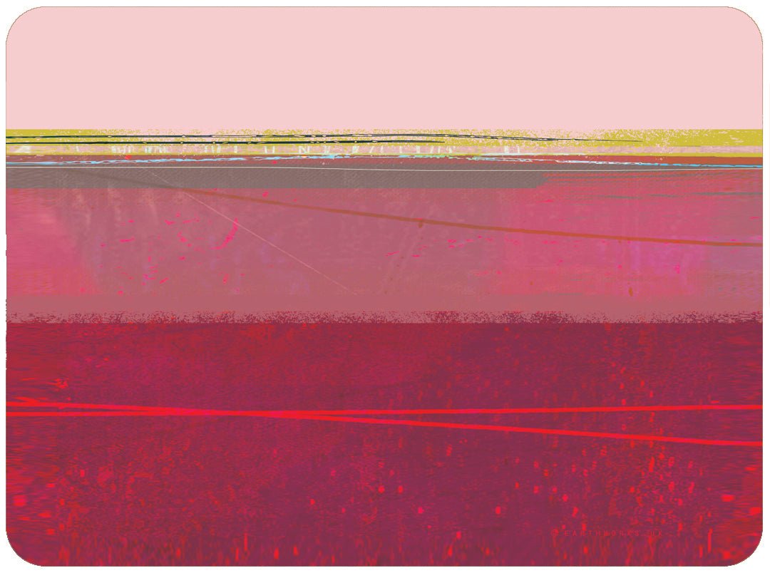 placemat - COLOURBLOCK RED  red and pink placemat home accessory dining accessory