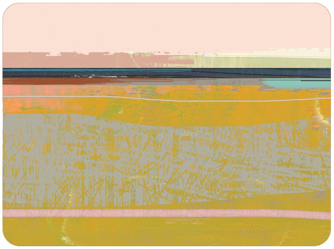 set of 4 - PLACEMATS BEACH beach colours