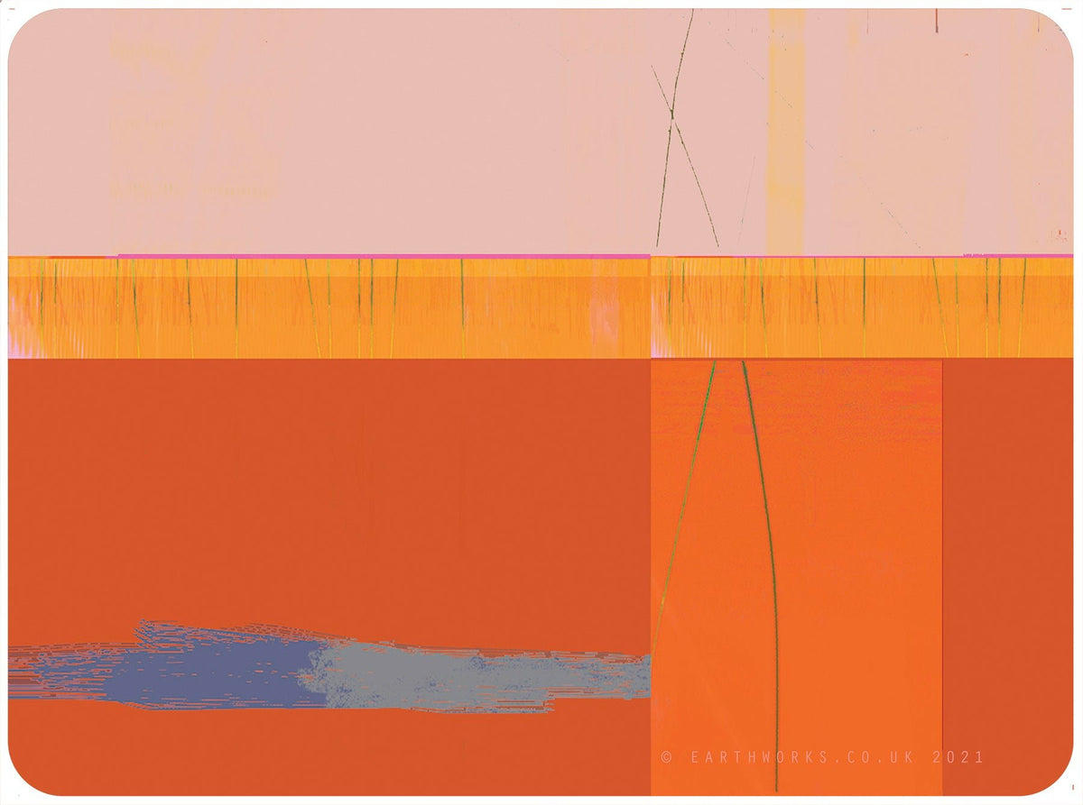 placemat set of 6 - COLOURBOX pink and orange placemat