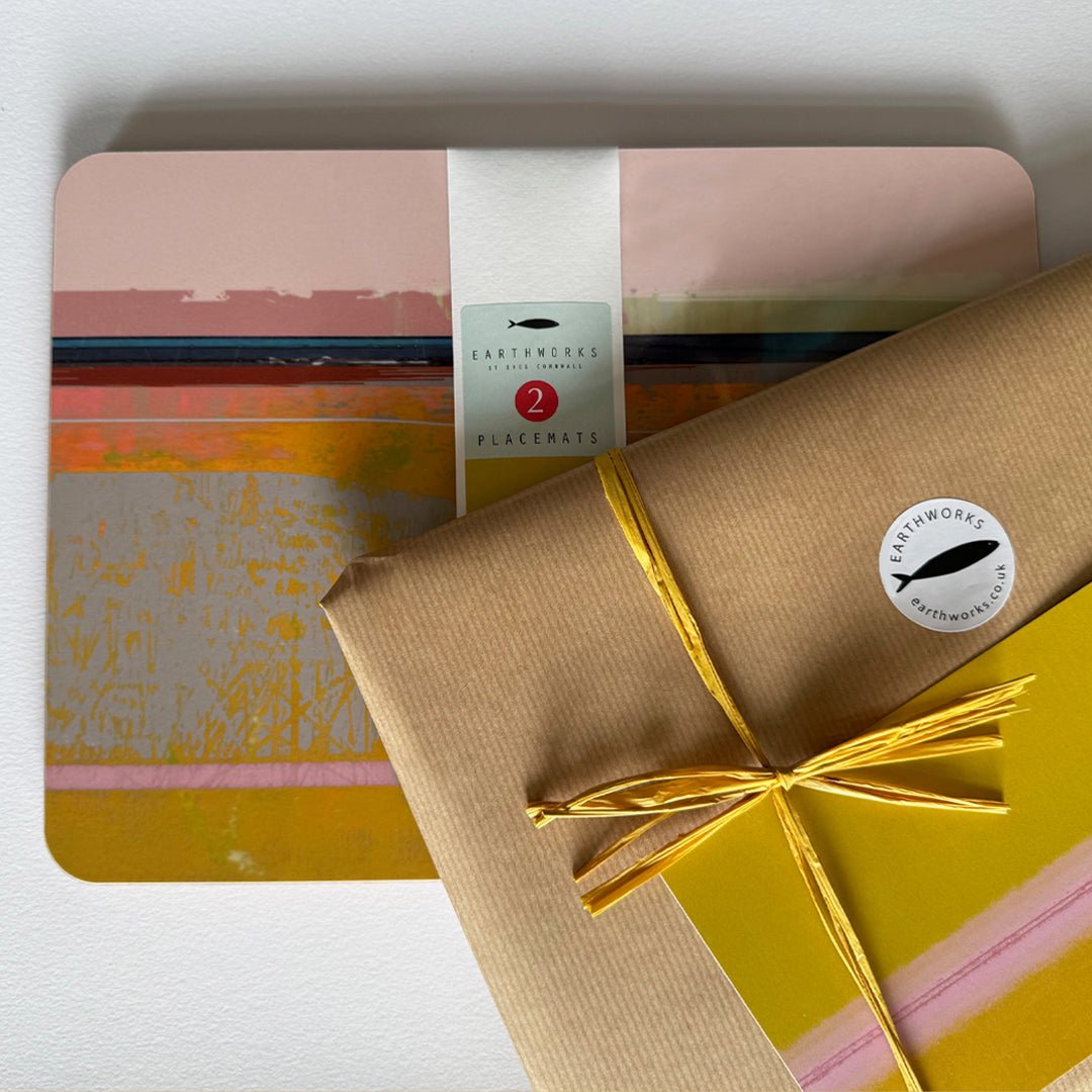 set of 2 - PLACEMATS BEACH/HEADLAND melamine home accessory placemat