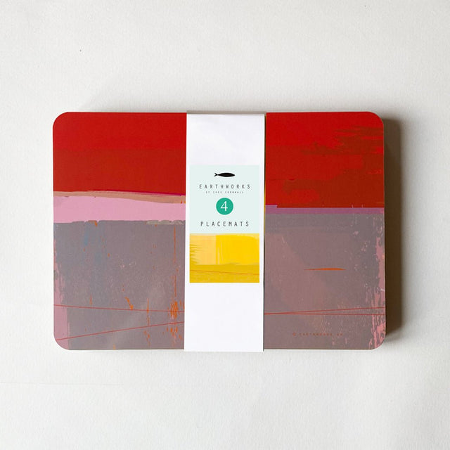 placemat set of 4 - WARM TONES 