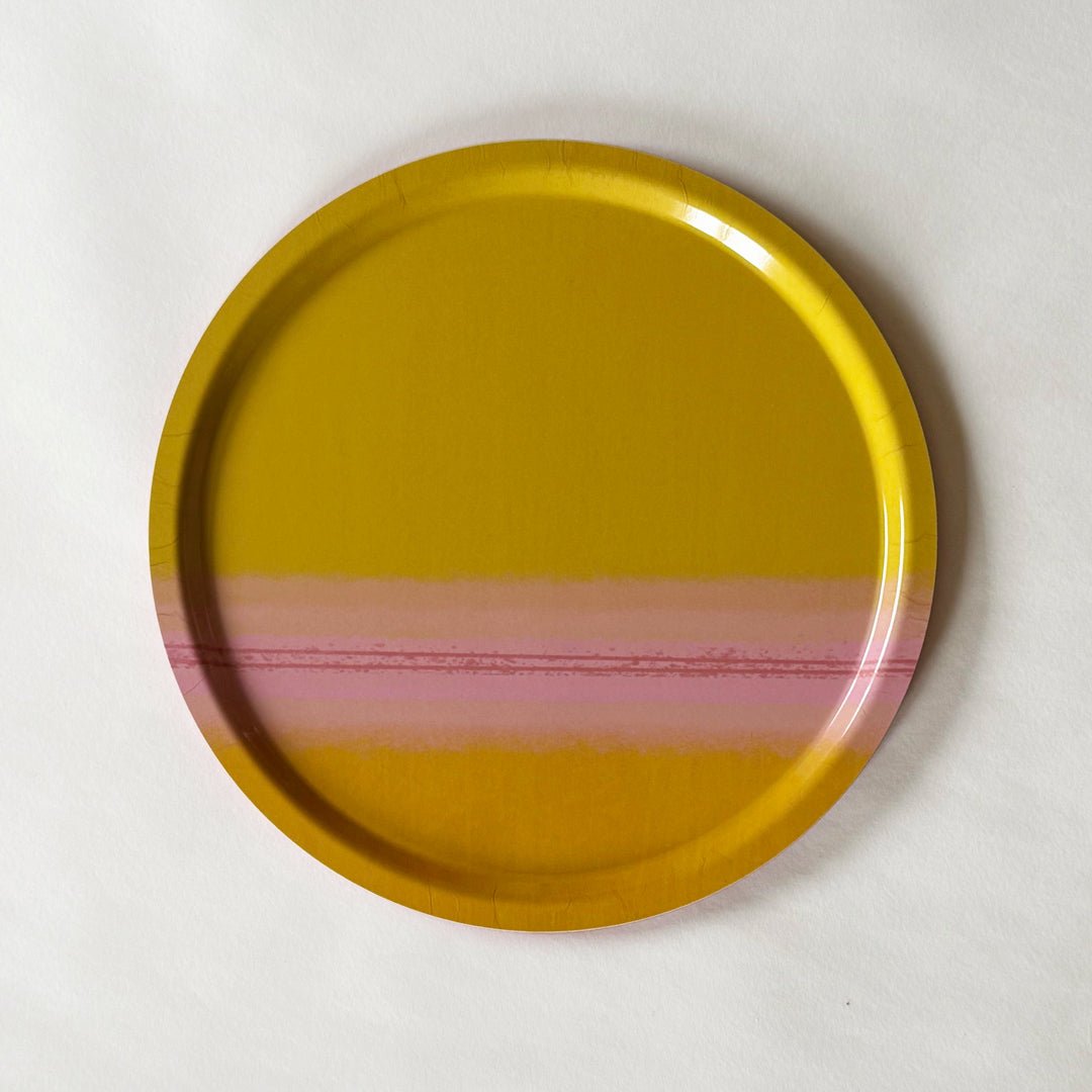 tray - OCHRE ROUND