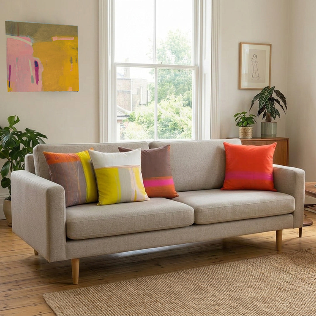Set of 3 Cushions - WARM TONES - E A R T H W O R K S