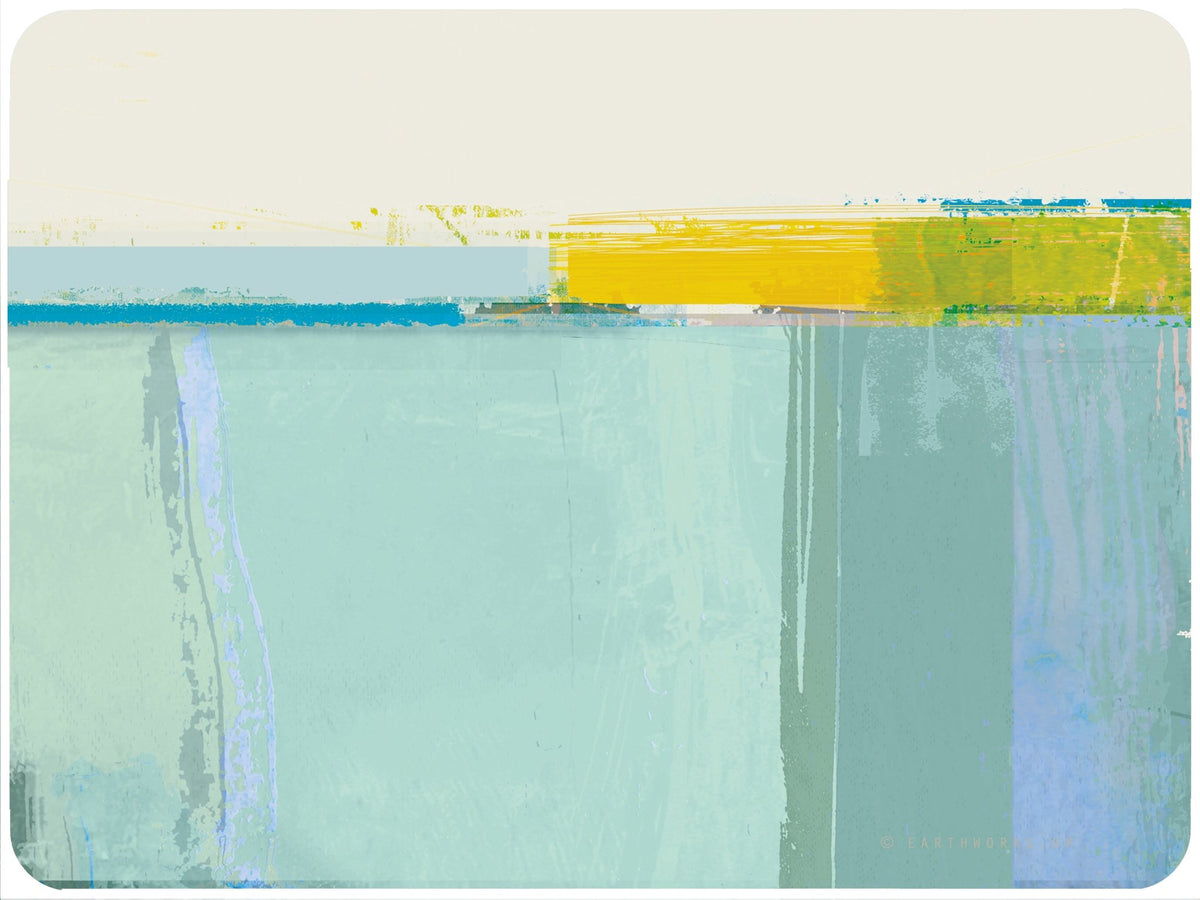 glass centrepiece - HEADLAND SOFT BLUE