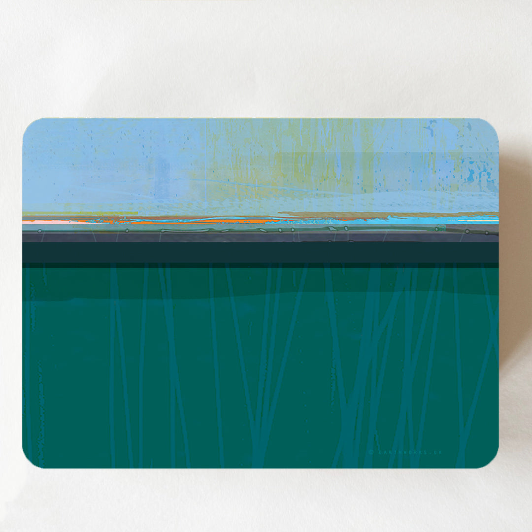 placemat set of 2 - PATHS TEAL - E A R T H W O R K S