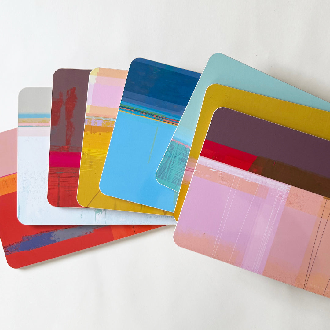 TIDAL PLACEMAT BOXED SET of 8 – Coastal Placemat Set