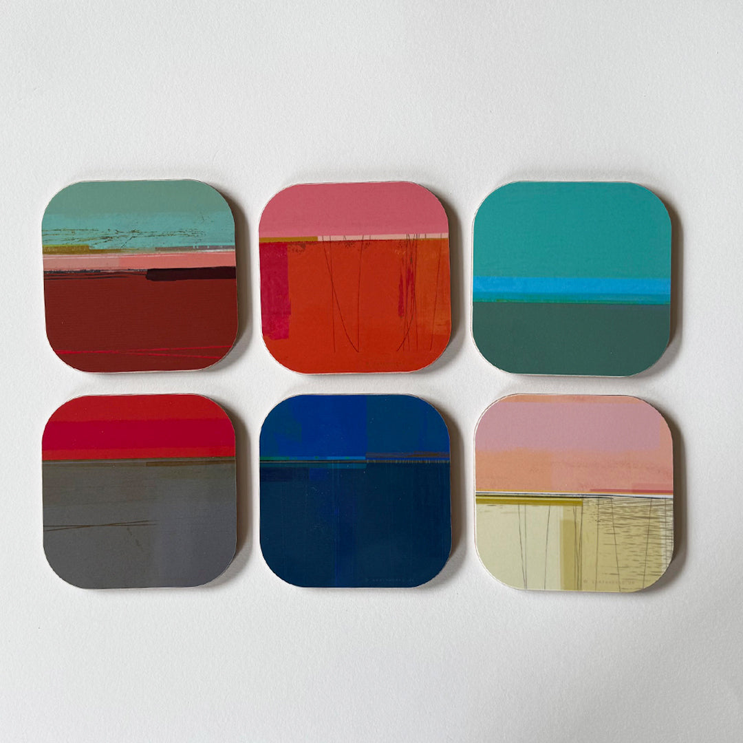 coaster set of 6 - BAYS - E A R T H W O R K S