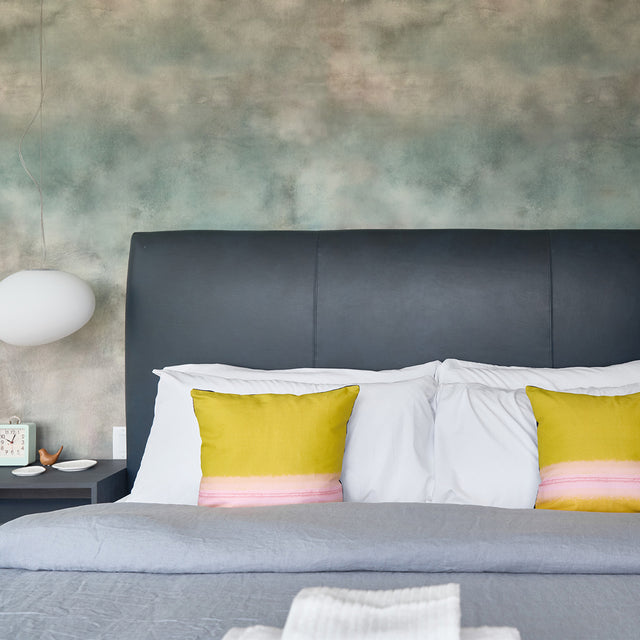 cushion - COLOURBLOCK OCHRE - E A R T H W O R K S