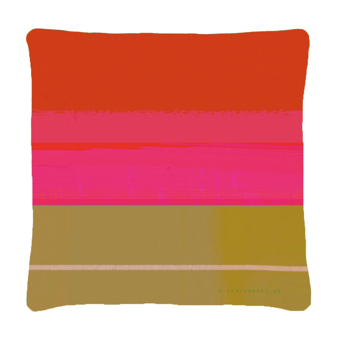cushion - COLOURBLOCK PIMENTO throw pillow sofa cushion green pink