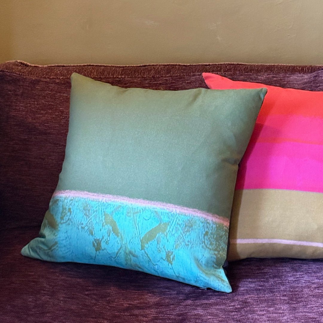 cushion - COLOURBLOCK OLIVE sofa and chair cushion home decor