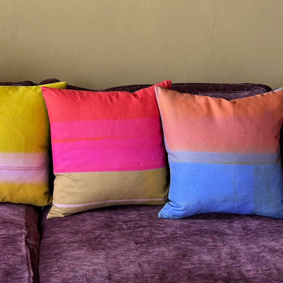 cushion - COLOURBLOCK RUSSET in colourful cushion group