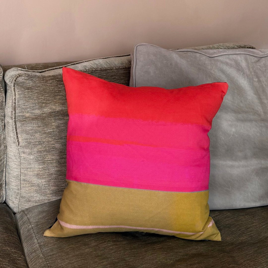 cushion - COLOURBLOCK PIMENTO decorative home decor cotton cushion