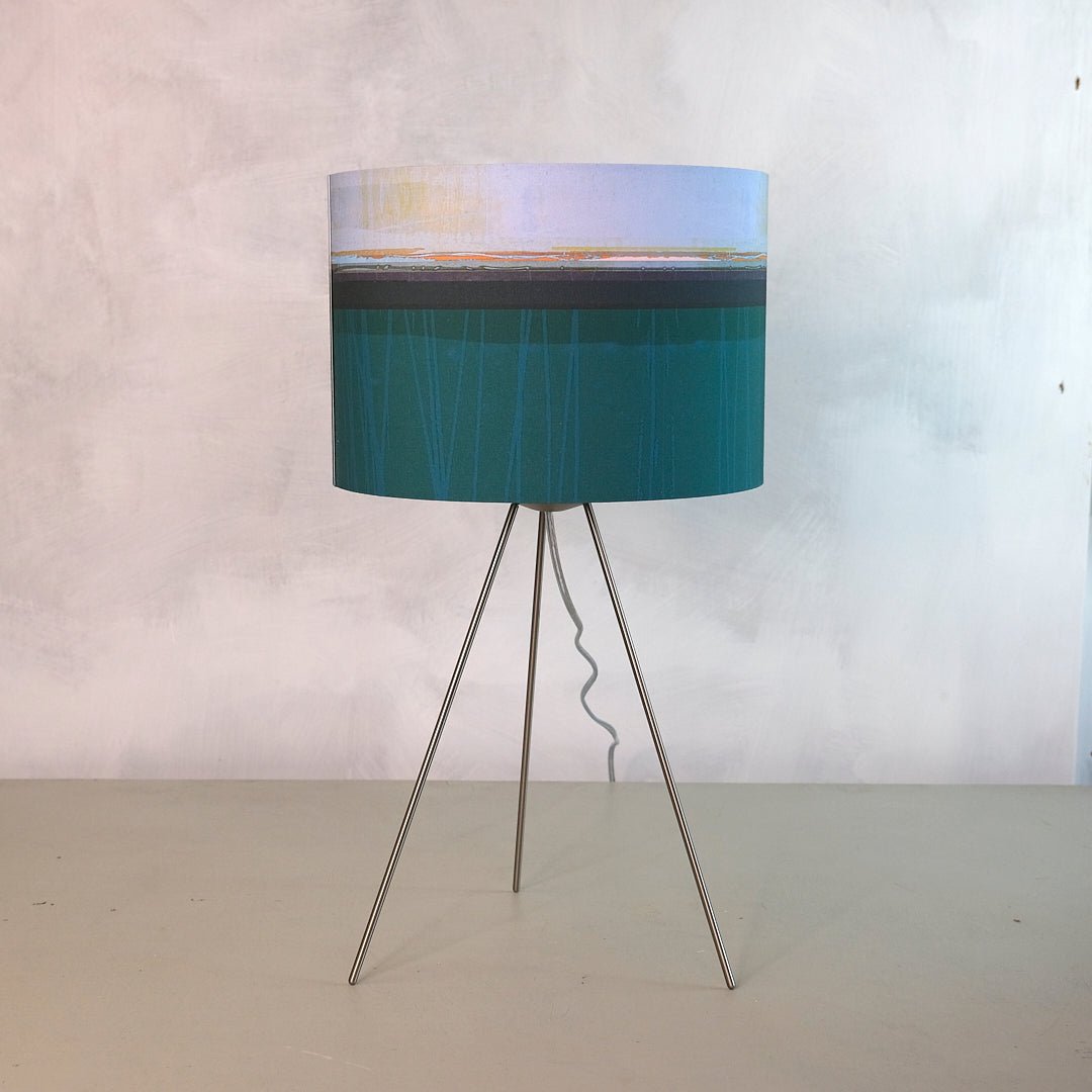 lampshade - PATHS TEAL 30cm lamp