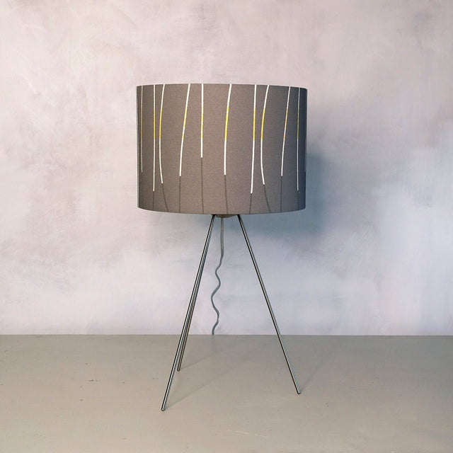 lampshade - CHARCOAL LINES  lamp fitting